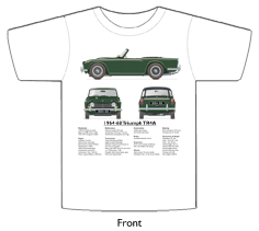 Triumph TR4A 1964-68 T-shirt Front